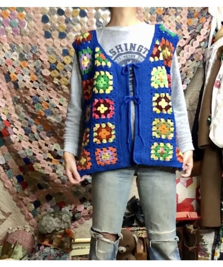 granny square vest