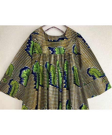 bell sleeve batik dress