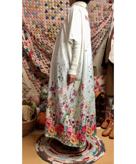 70s easy flower dress