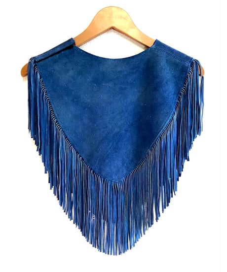 leather fringe collar