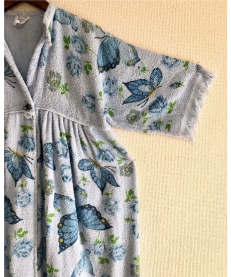70s butterfly pile dress