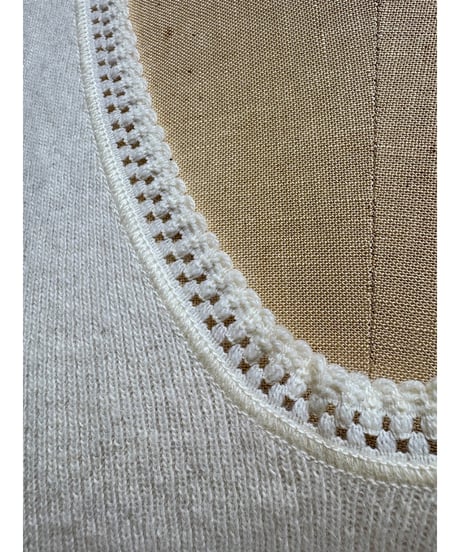 70-80s angora inner vest