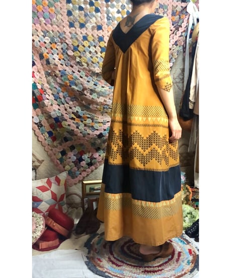 folklore print one-piece