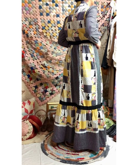 70's patchwork print setup