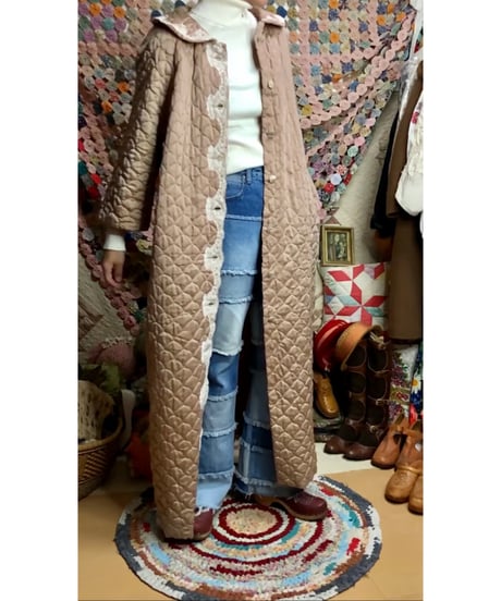 60s quilting robe