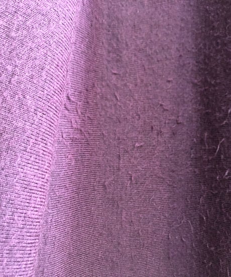 70s fleece eco fur robe