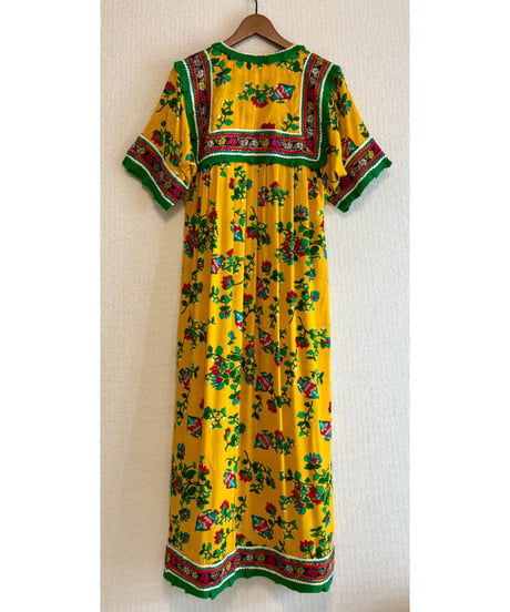flower print rayon dress