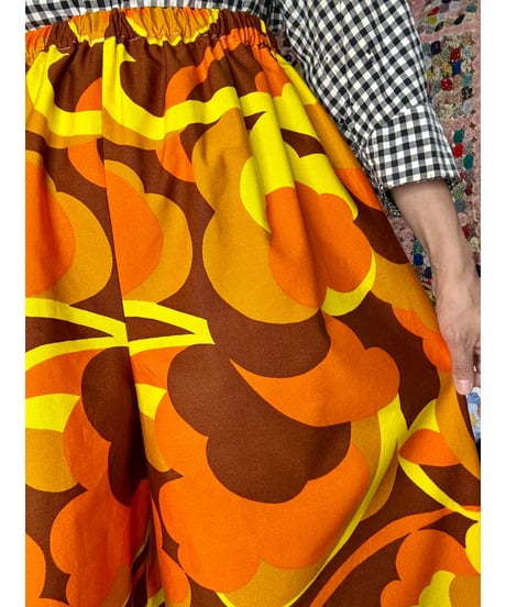 super wide leg pants（60-70s fabric）