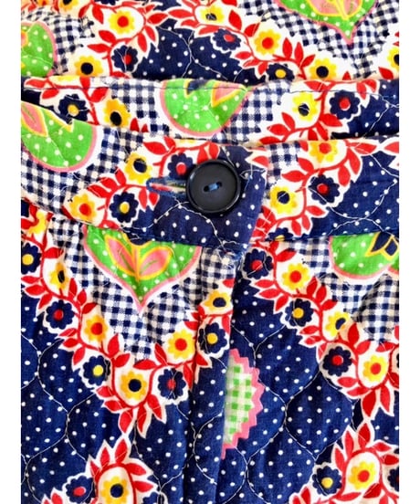 70s heart motif quietd skirt