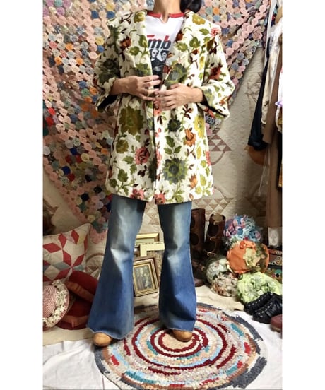 60's tapestry coat