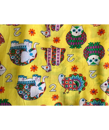 60's funny print summer dress