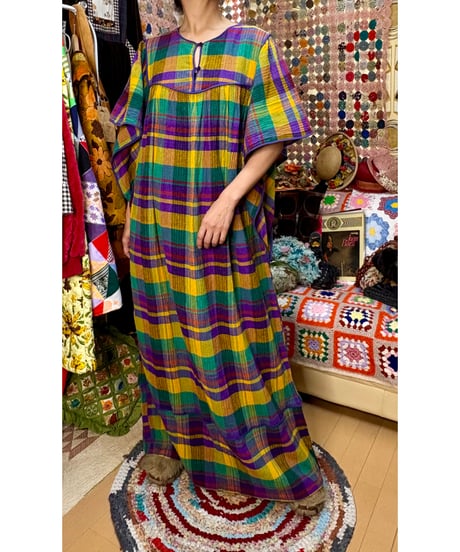 plaid easy dress