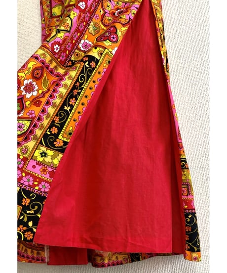 60's psychedelic flower dress