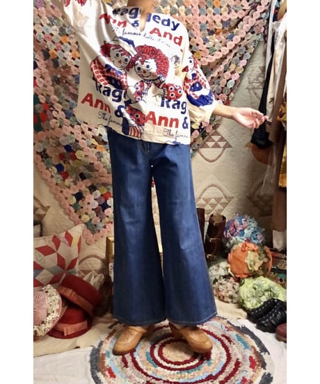 Raggedy Ann & Andy feed  sack style tops