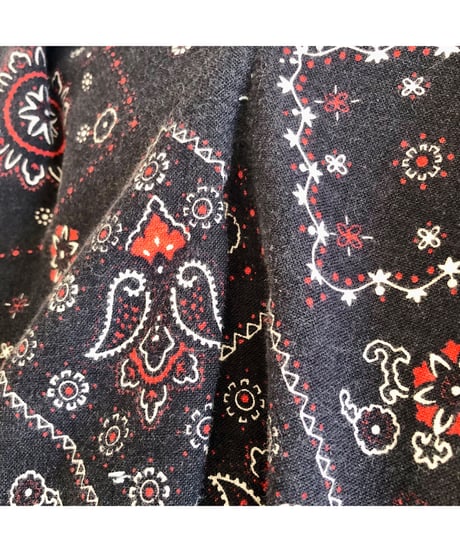 bandanna print dress
