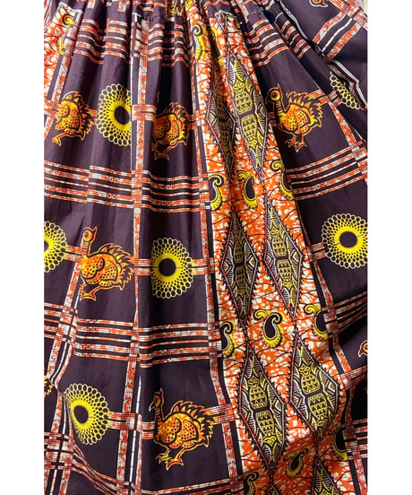 african wax print dress