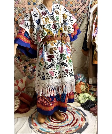 mexican peacock poncho