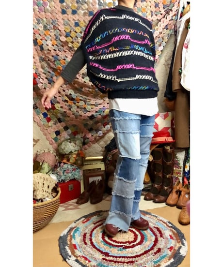 round knit vest