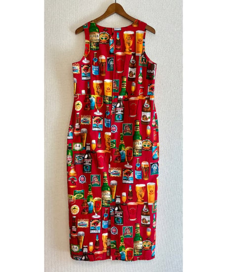 beer print dress
