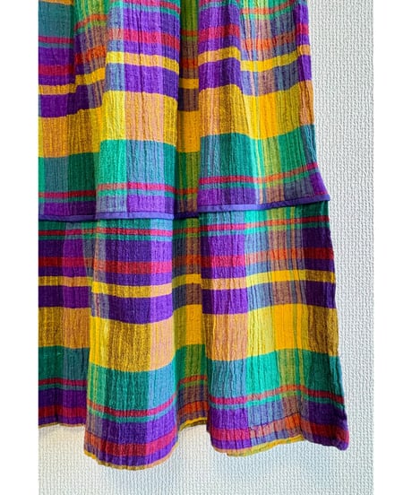 plaid easy dress