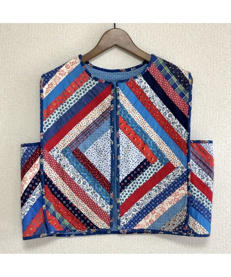 vintage patchwork vest
