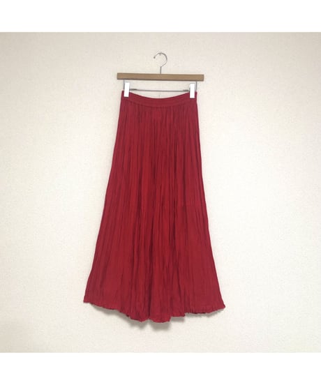 rayon shirring skirt