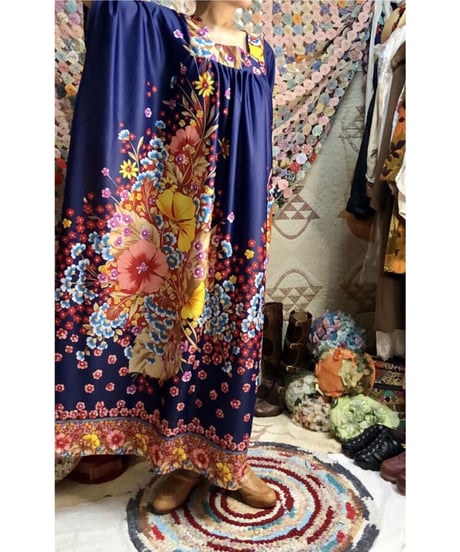 flower kaftan dress