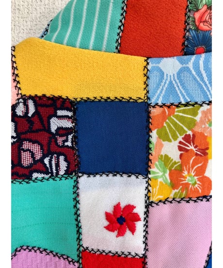 60-70s crazy quilt jacket