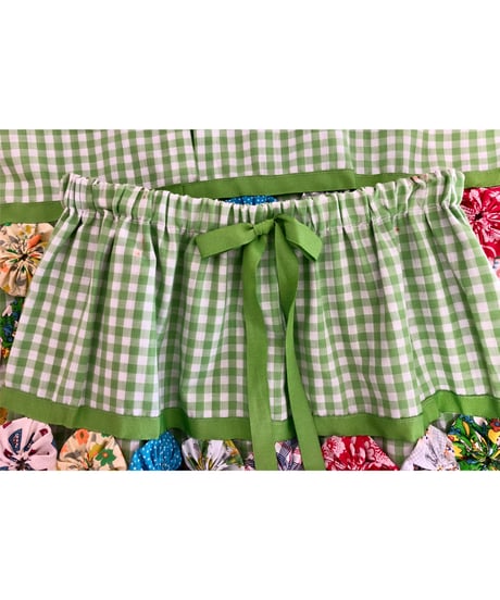 70s yo-yo quilt skirt