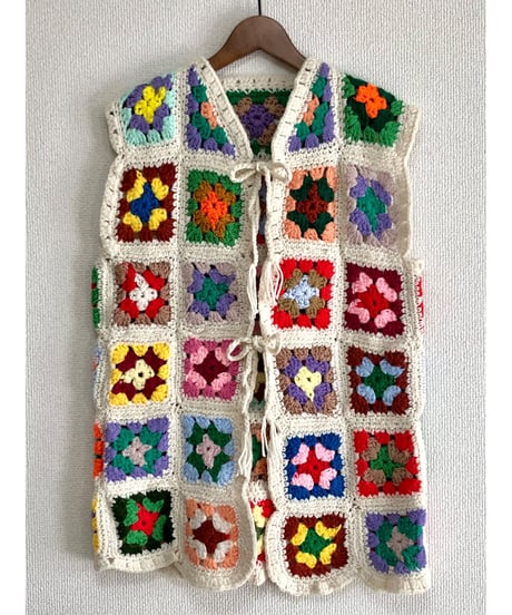 granny square vest