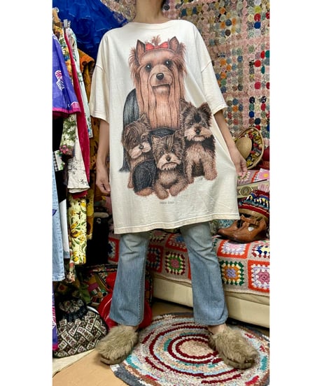 dogs over size tee