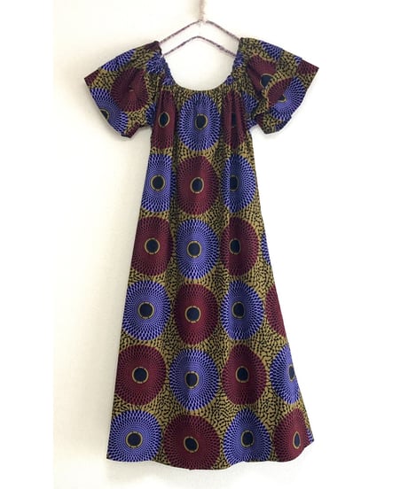 batik print dress