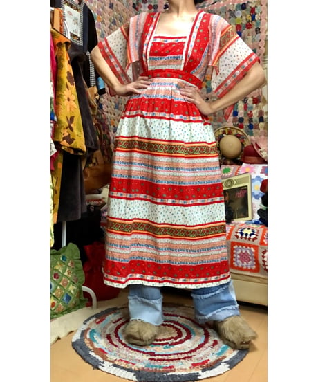 70s flower dress