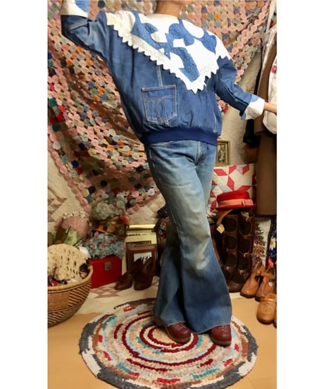 denim and quilt tops