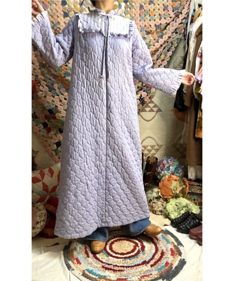 70's quilting flower dress