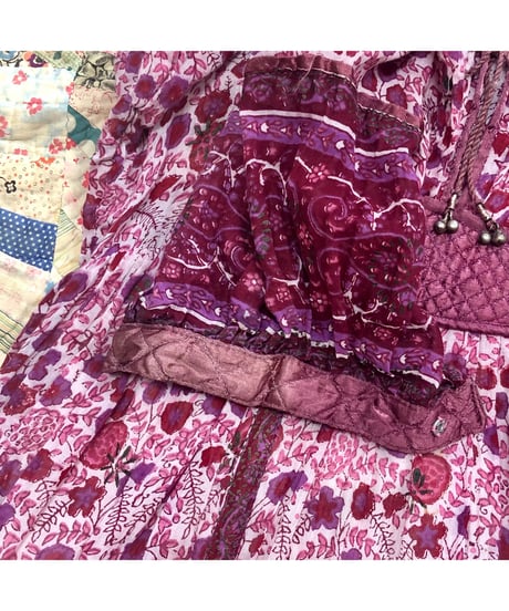 vintage indian cotton dress ②
