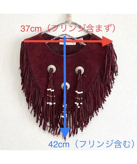 leather fringe collar
