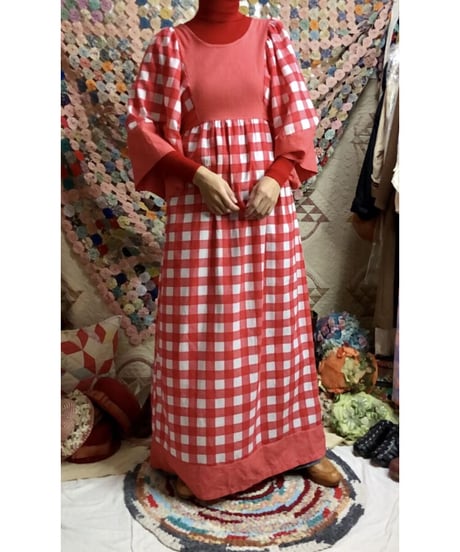 70's plaid dress