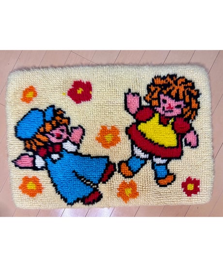 raggedy ann & andy rug tapestry