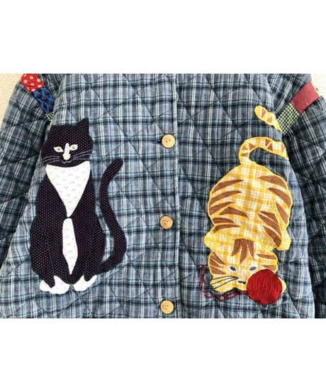 w.face quilting cat jacket