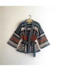1970's mix color cardigan