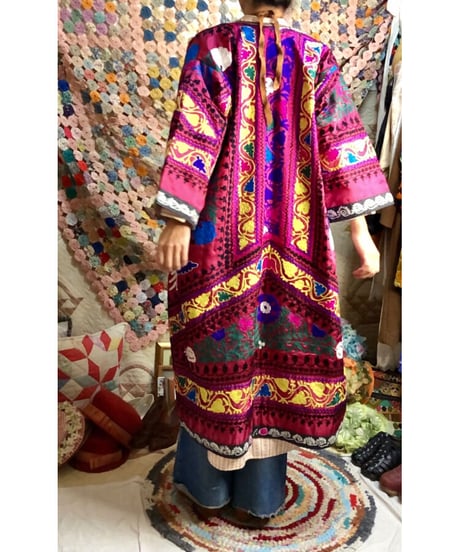 suzani embroidered robe
