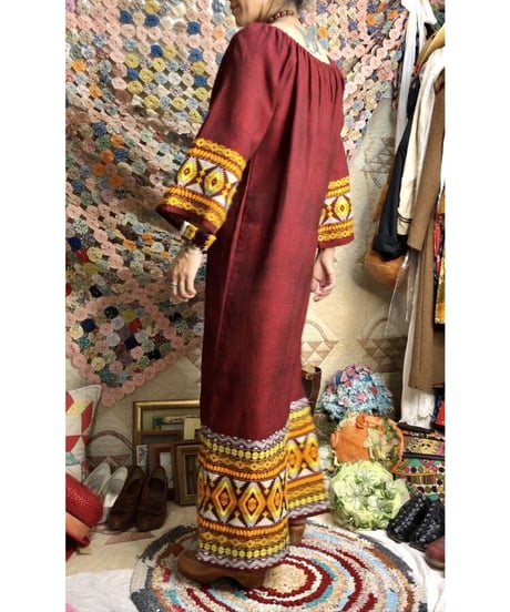 guatemala embroidered one-piece