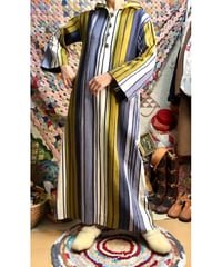 70s hoodie stripe dress