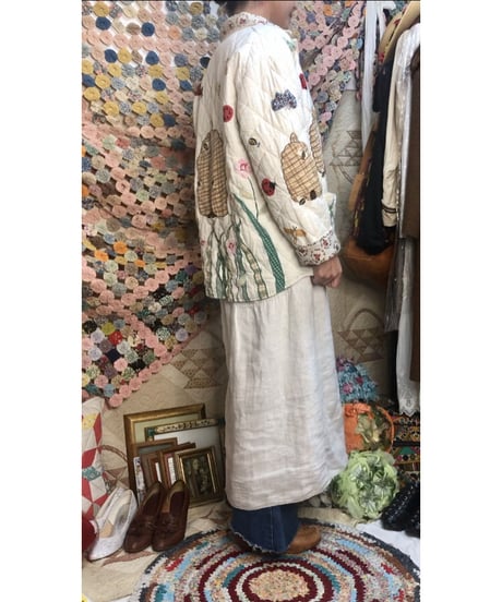 w.face patchwork quilting jacket