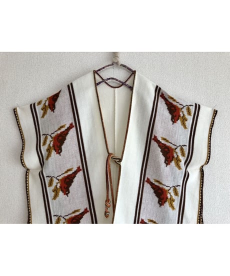 fringe knit vest