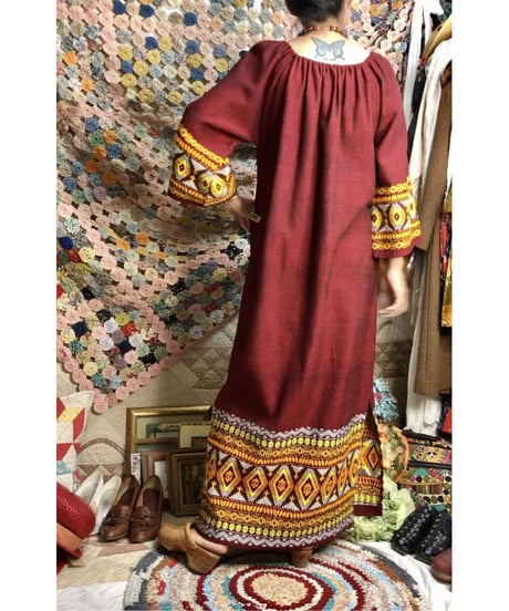 guatemala embroidered one-piece