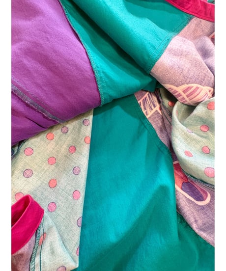 80s flare sleeve Jeanne marc dress