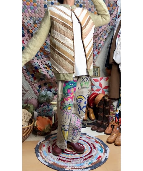 patchwork cardigan