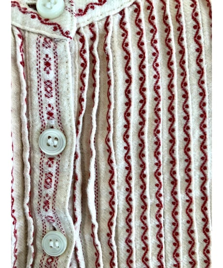 l.l.bean flannel dress（red）